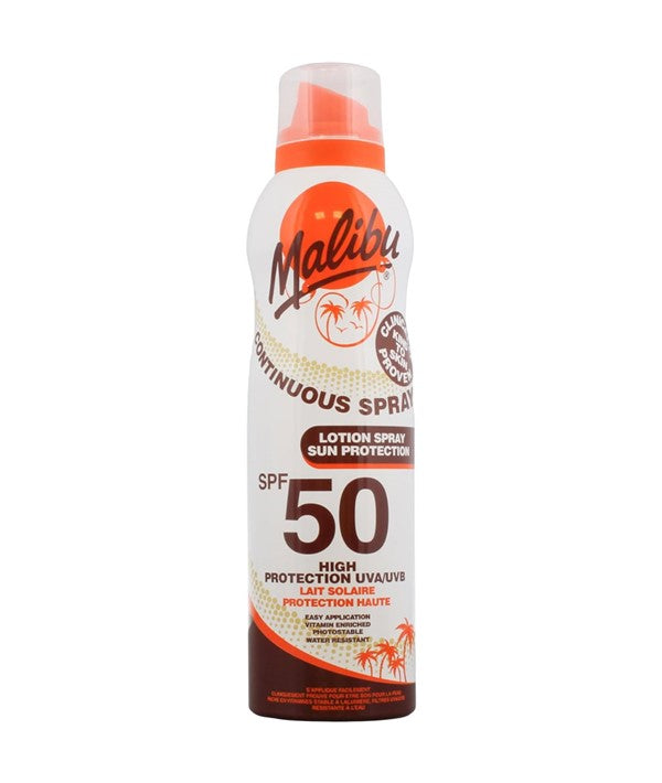 Malibu Continuous Lotion Spray Sun Protection SPF50