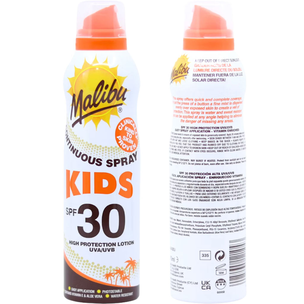 Malibu Kids Continuous Lotion Spray SPF30