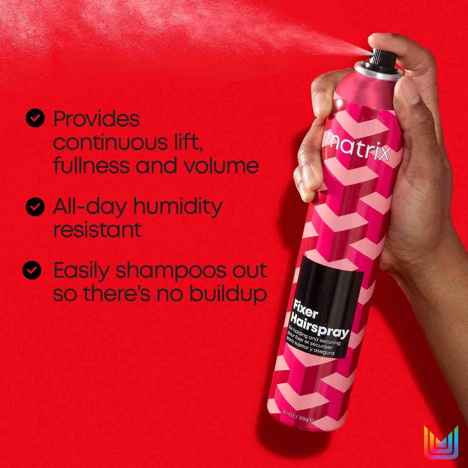 Matrix Fixer Hairspray For Holding And Securing