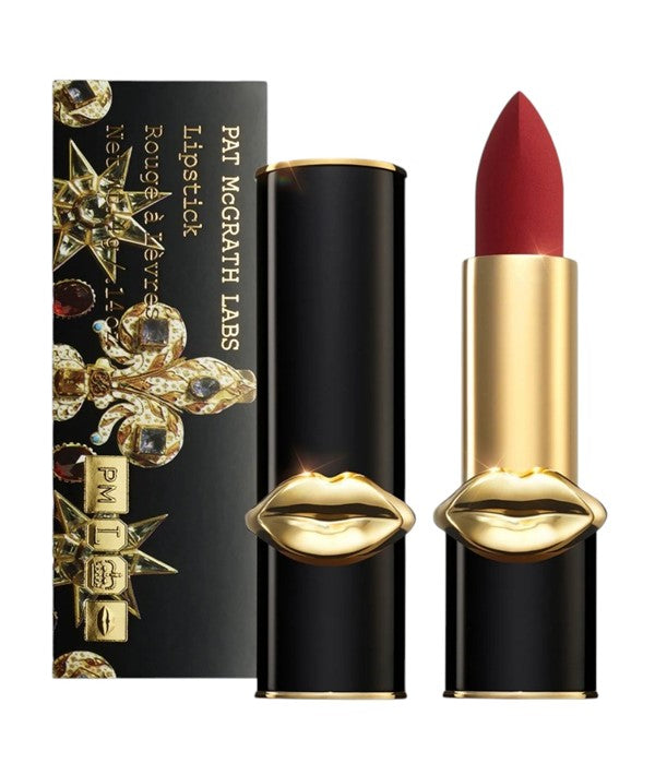 PAT McGrath Labs MatteTrance Lipstick 057 Fever Dream lip makeup tube and bullet lipstick