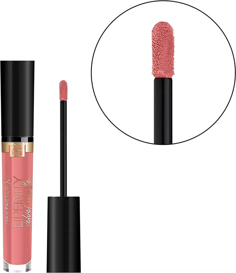 Max Factor Lipfinity Velvet Matte Liquid Lipstick 030 Cool Coral