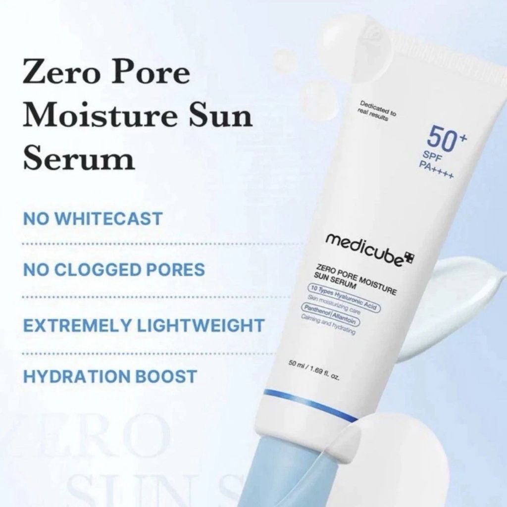 Medicube Zero Pore Moisture Sun Serum SPF 50