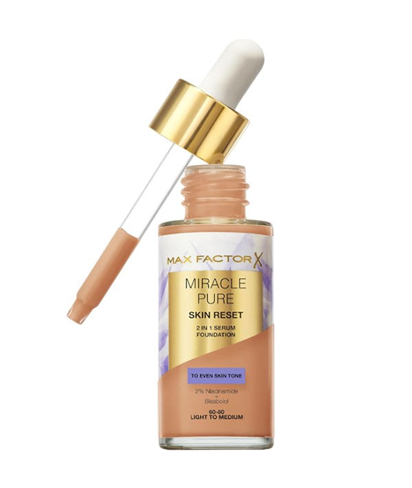 Max Factor Miracle Pure Skin Reset 2 In 1 Serum Foundation