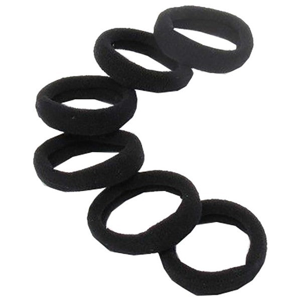 Molly And Rose Jersey Elastic Bands Black 6387