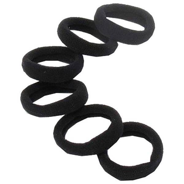 Molly And Rose Jersey Elastic Bands Black 6387