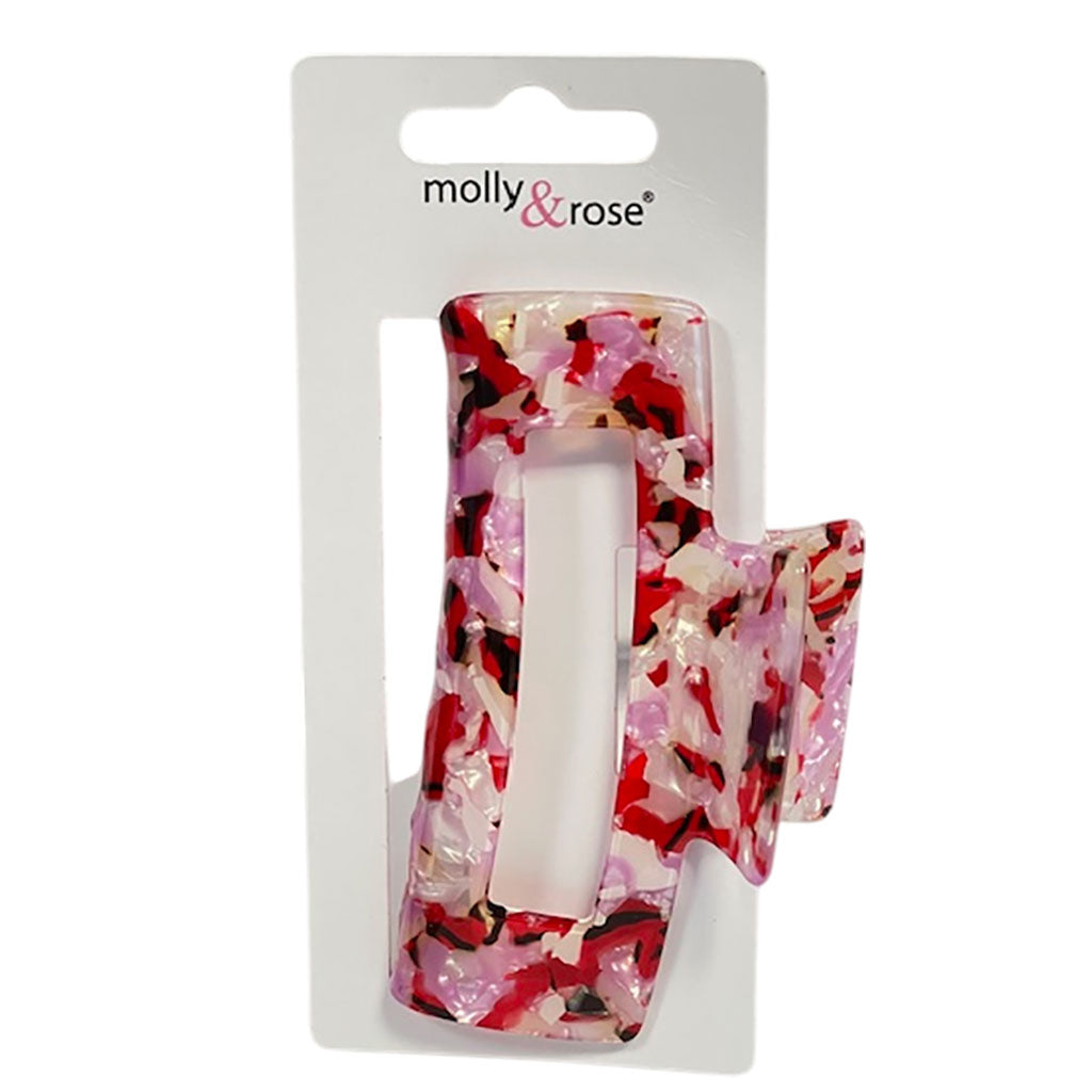 Molly And Rose Assorted Print Rectangle Clamp 9509