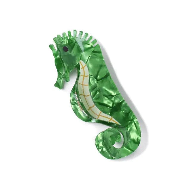 Molly And Rose Pearlescent Seahorse Assorted Clamp 9735