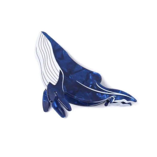 Molly And Rose Pearlescent Whale Clamp 9738