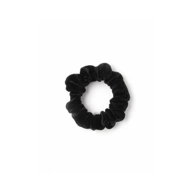 Molly And Rose Small Black Velvet Scrunchie 7981