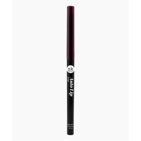 NICKA K New York NK Auto Lip Liner AA11 Plum, a close-up of a purple lip liner pencil for makeup application.