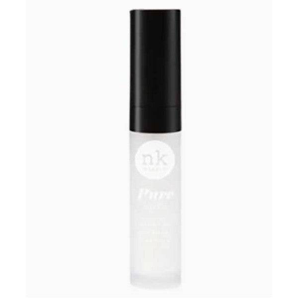 NICKA K Newyork NK Pure Lip Oil in Coconut, a clear lip care product with a smooth, nourishing texture in a sleek bottle