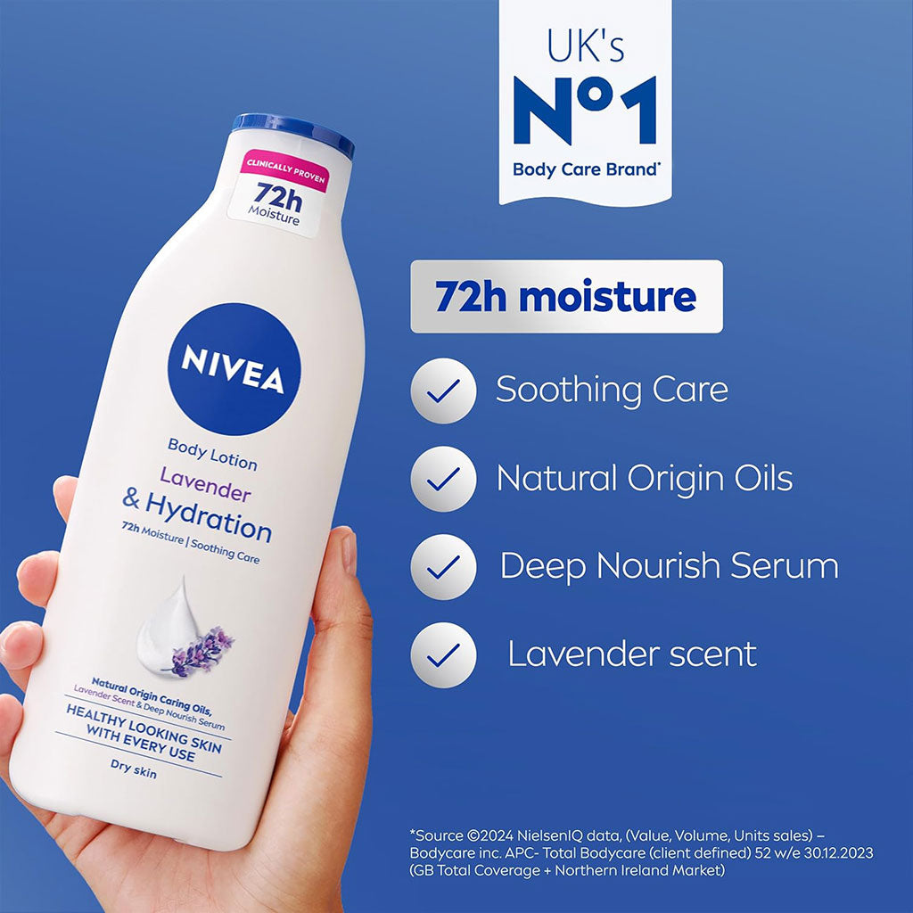 Nivea Lavender And Hydration Body Lotion For Dry Skin