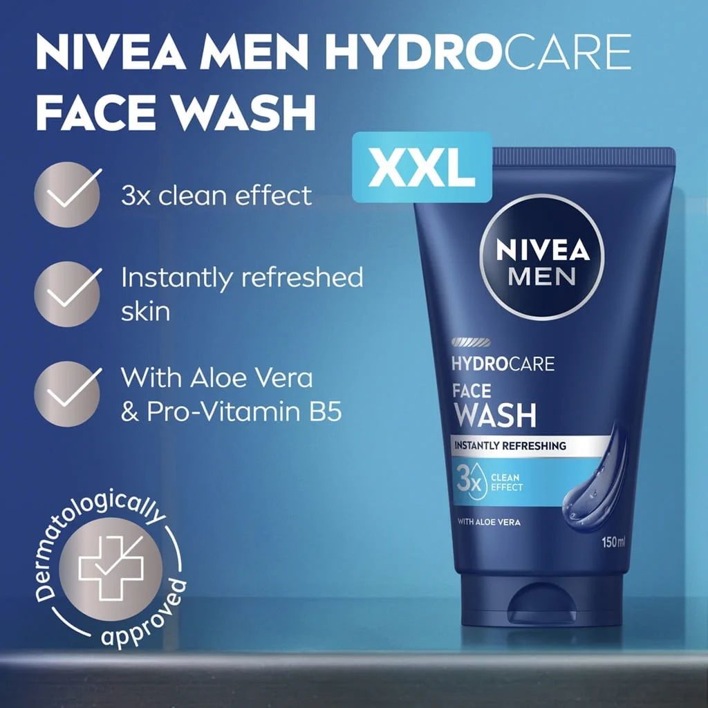 Nivea Men Hydrocare Face Wash
