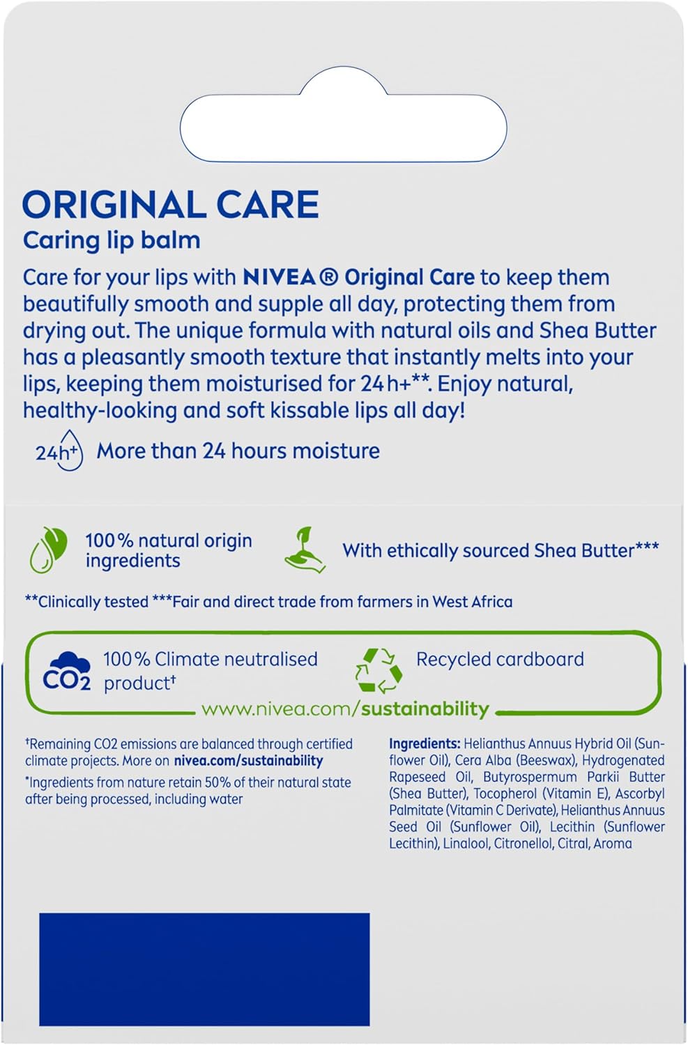 Nivea Original Lip Balm