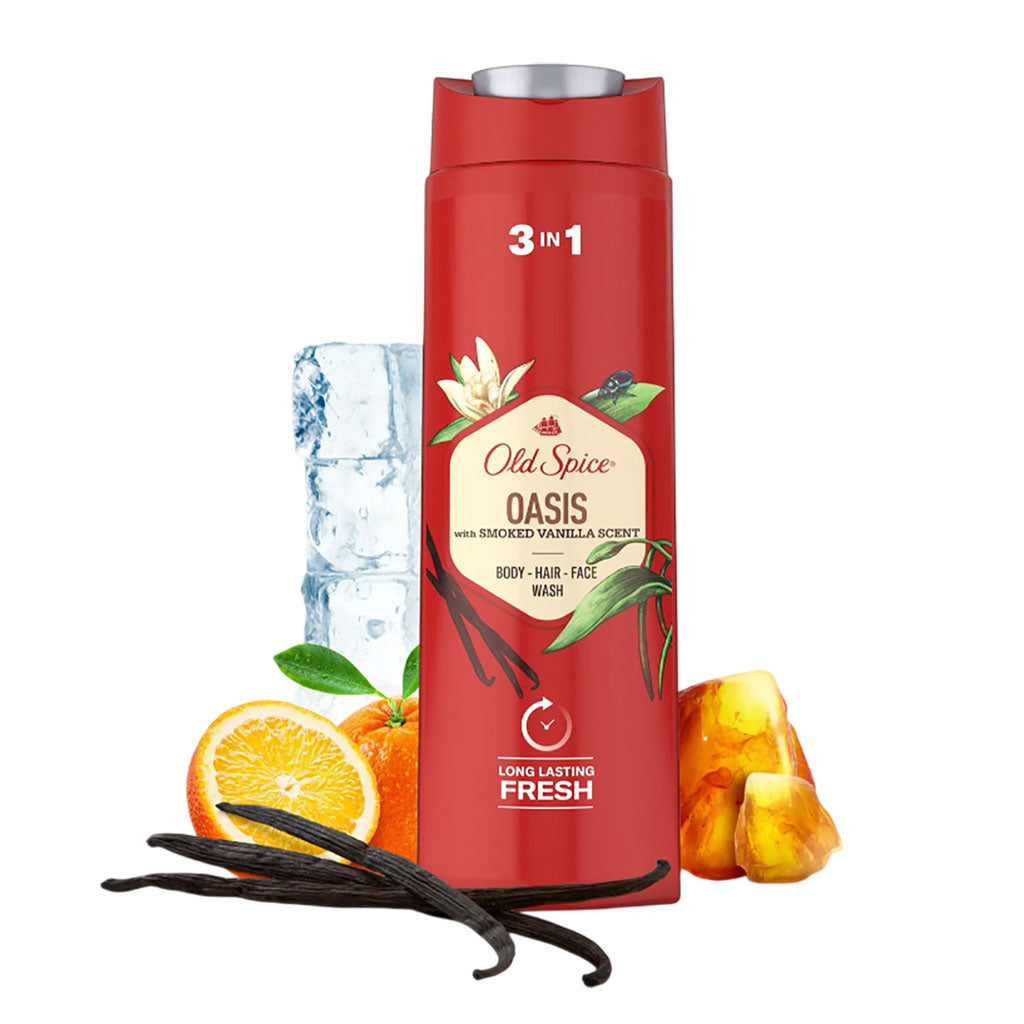 Old Spice Oasis 3 In 1 Wash