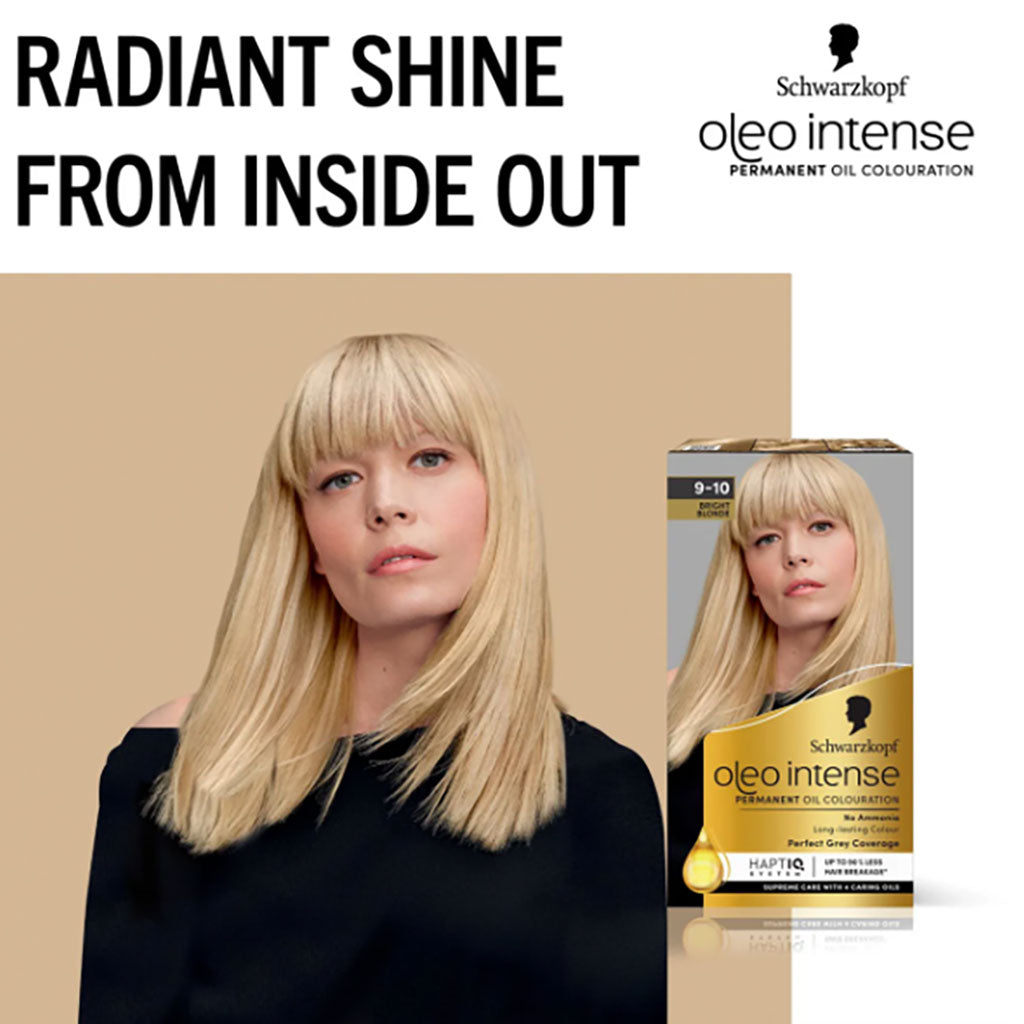 Schwarzkopf Oleo Intense No Ammonia Permanent Colour Bright Blonde 9 10