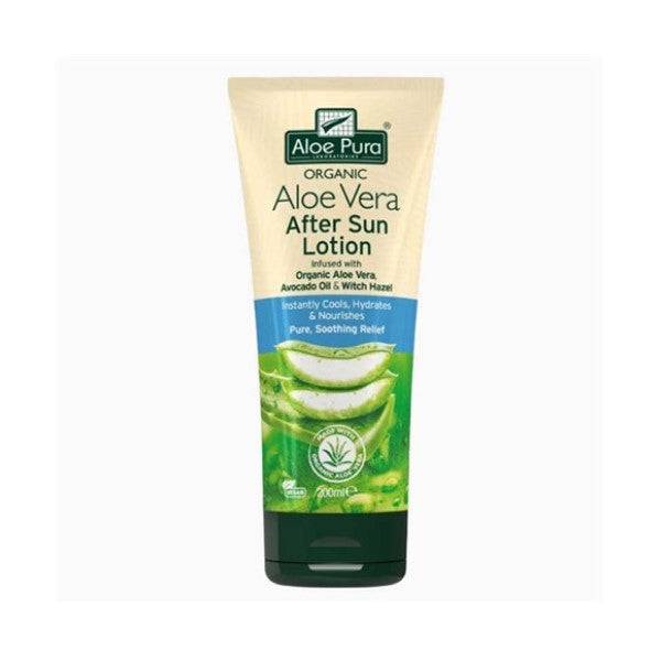 Optima Aloe Pura Organic Aloe Vera After Sun Lotion