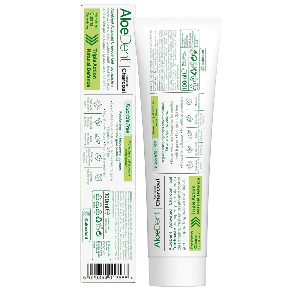 Optima Aloe Dent Charcoal Toothpaste