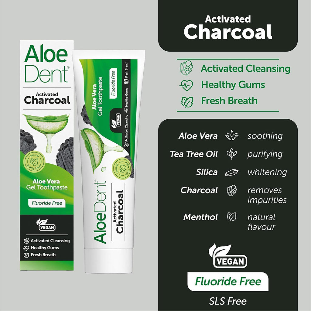 Optima Aloe Dent Charcoal Toothpaste
