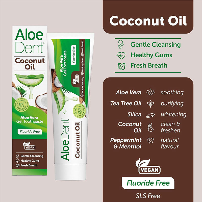 Optima Aloe Dent Aloe Vera Triple Action Coconut Toothpaste