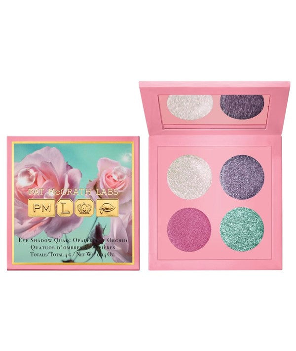 PAT McGrath Labs Eye Shadow Quad in Opalescent Orchid palette with four orchid-toned shades