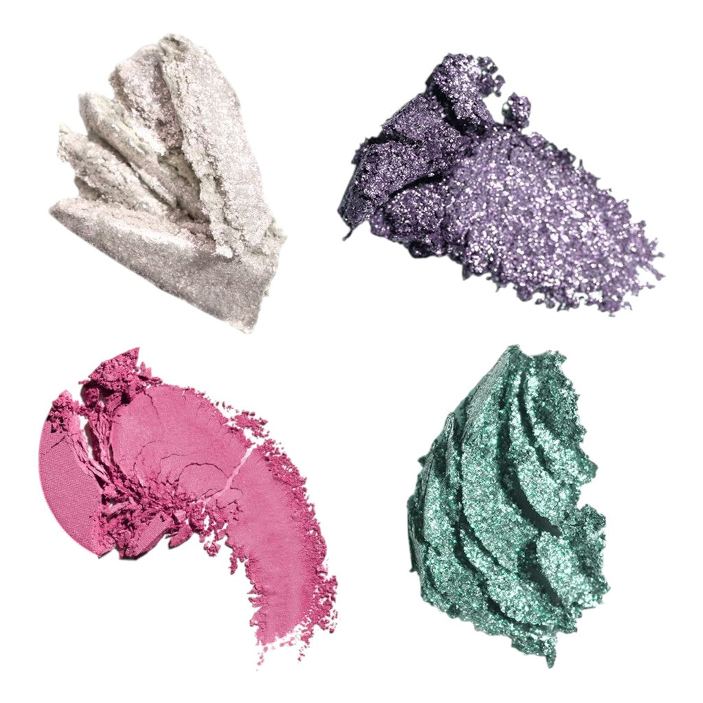 PAT McGrath Labs Eye Shadow Quad in Opalescent Orchid palette with four shimmering purple shades