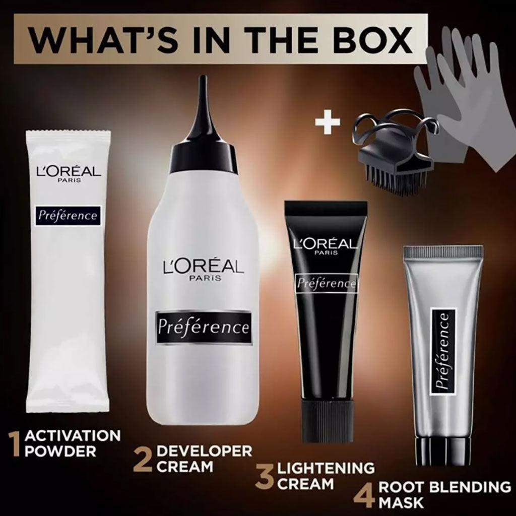 Loreal Preference Les Balayages Highlights For Natural Dark Blonde To Light Brown Hair