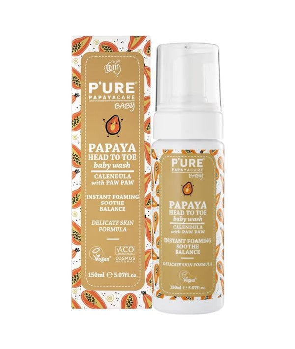 Pure Papayacare Baby Papaya Head To Toe Wash