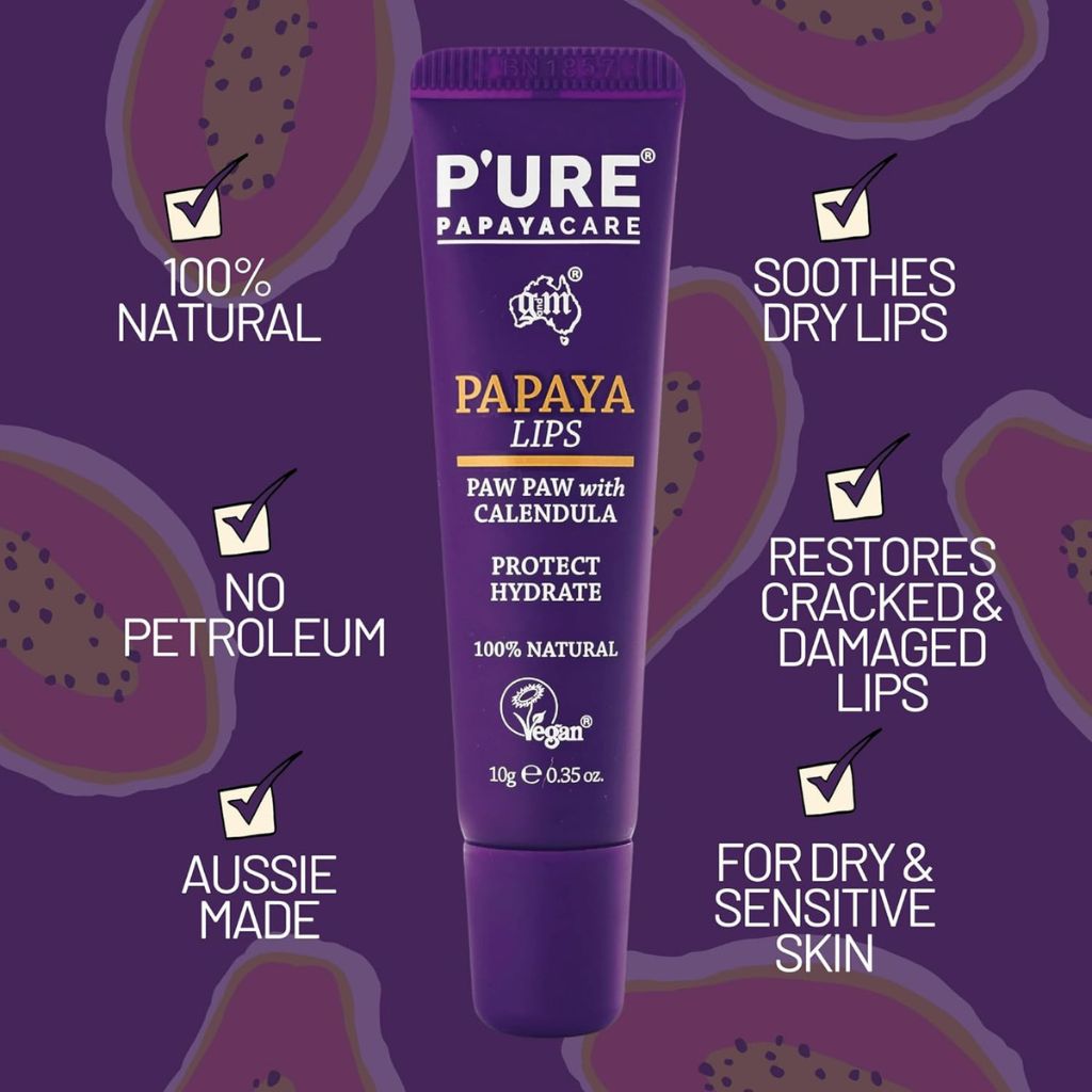 Pure Papayacare Papaya Lips Paw Paw With Calendula