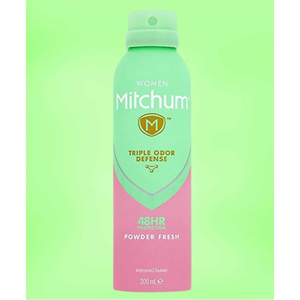 Revlon Mitchum Triple Odor Defense Powder Fresh Deodorant Spray