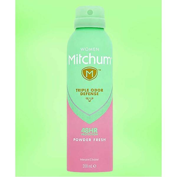 Revlon Mitchum Triple Odor Defense Powder Fresh Deodorant Spray