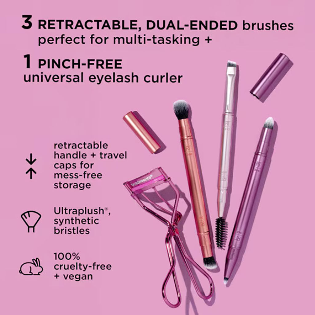 Real Techniques Double Time Brush And Lash Set