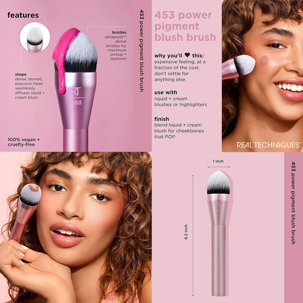 Real Techniques Power Pigment Cheek Blush Brush