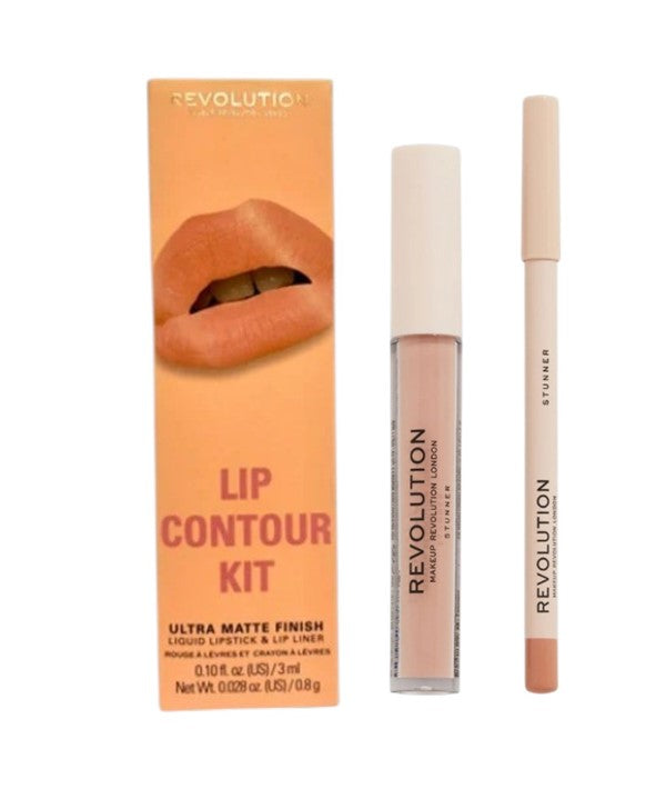 Revolution Ultra Matte Finish Lip Contour Kit Lover