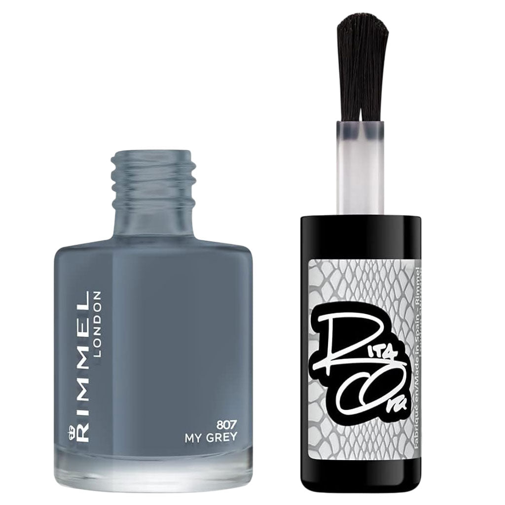 Rimmel 60 Seconds Nail Polish Rita Ora 807 My Grey