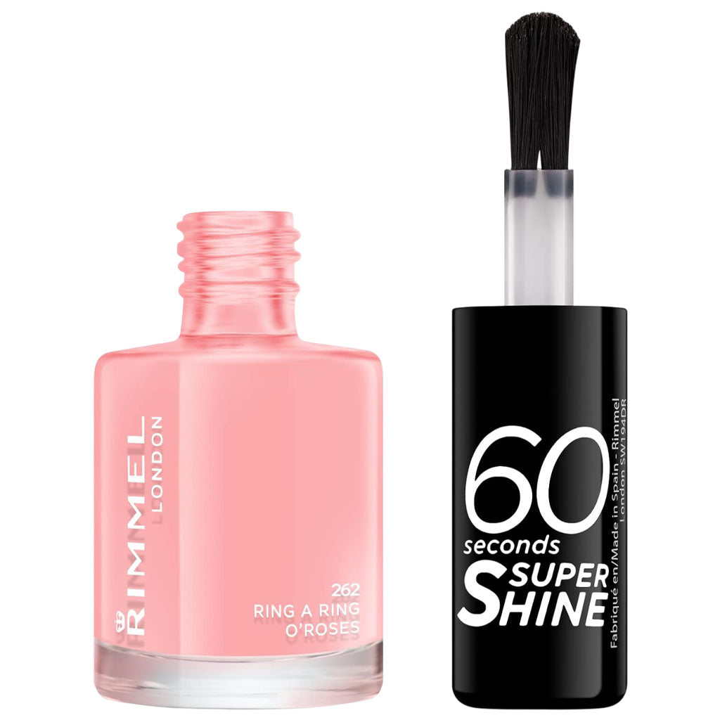 Rimmel 60 Seconds Super Shine Nail Polish 262 Ring A Ring O Roses