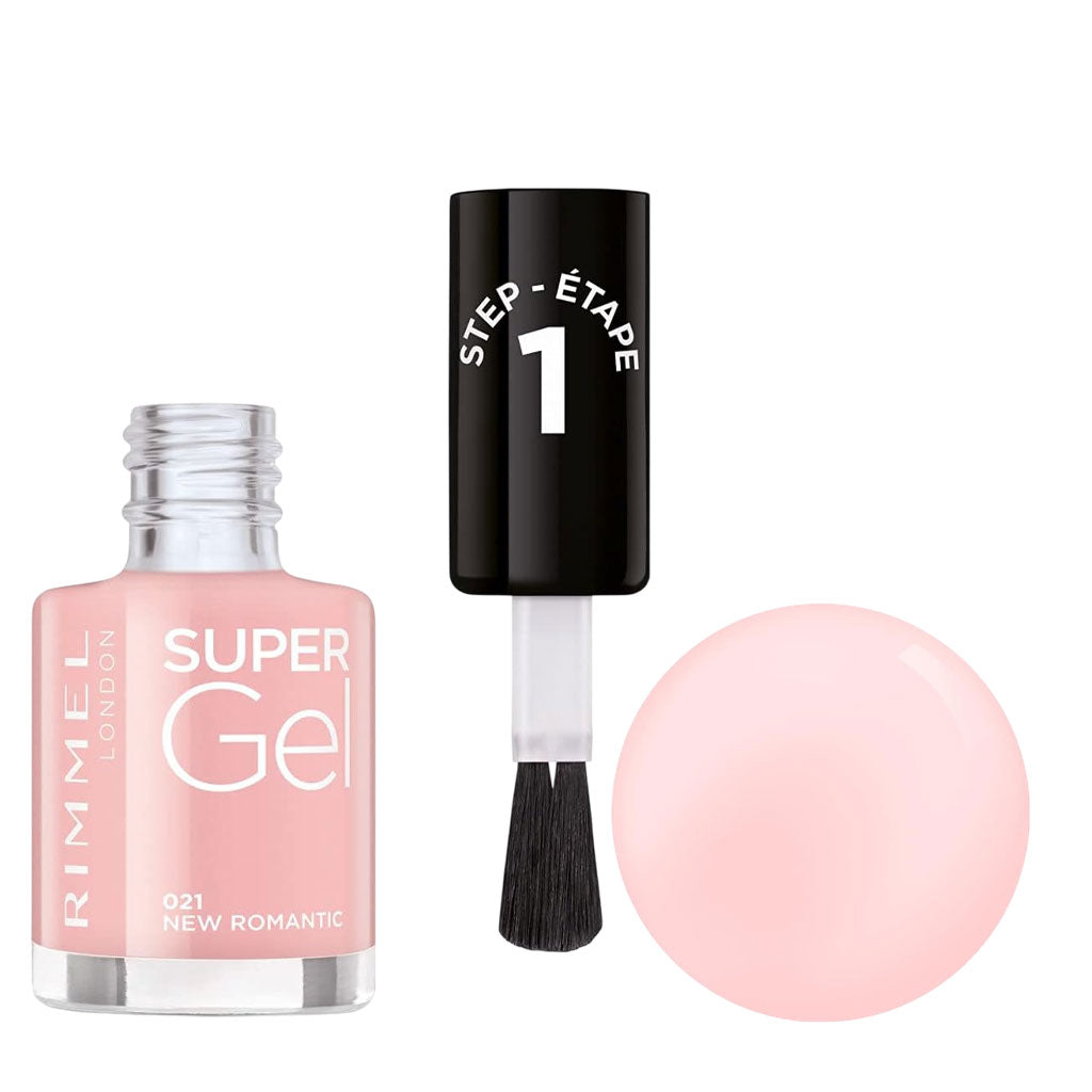 Rimmel Super Gel Nail Step 1 Varnish 021 New Romantic