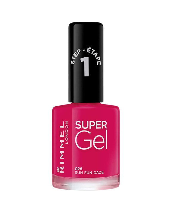 Rimmel Super Gel Nail Step 1 Varnish 026 Sun Fun Daze