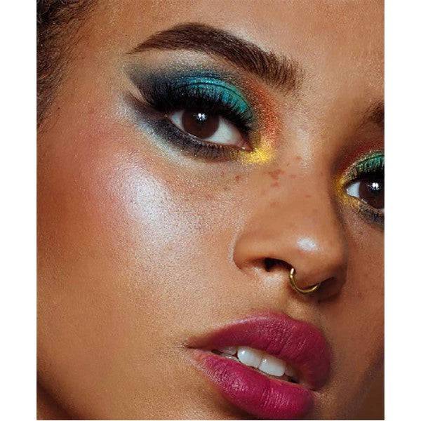 Sleek Make Up Making Waves eyeshadow palette with vibrant blue, green, and neutral shades for eye makeup looks.