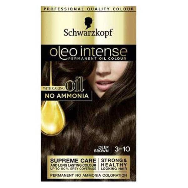 Schwarzkopf Oleo Intense No Ammonia Permanent Colour Deep Brown 3 10