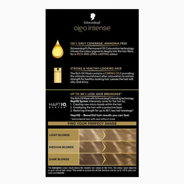 Schwarzkopf Oleo Intense Permanent Oil Colouration 8 05 Beige Blonde