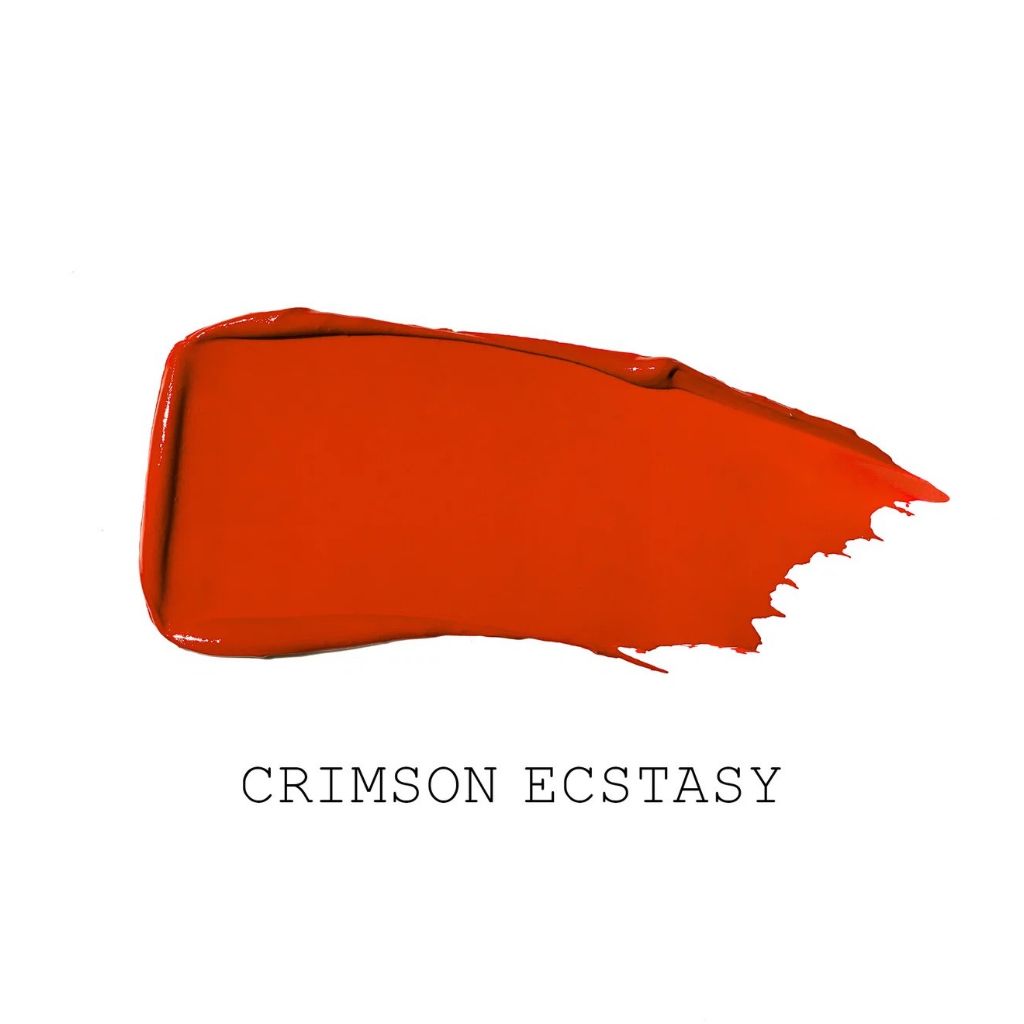PAT McGrath Labs SatinAllure Lipstick 656 Crimson Ecstasy, rich crimson satin lip color tube