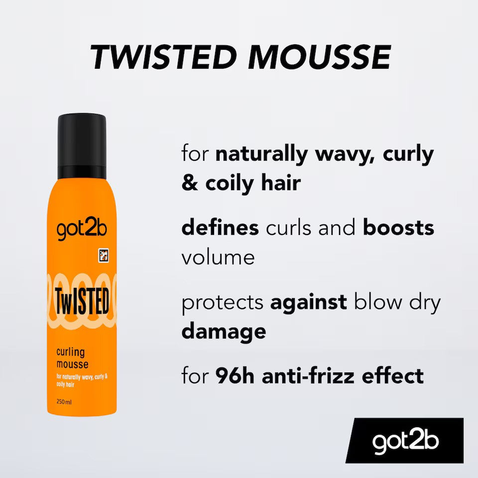 Got2b Twisted Be Frizz Free Curling Mousse