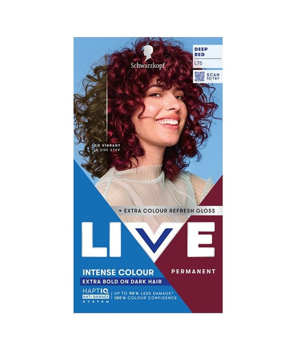 Schwarzkopf Live Intense Colour Extra Bold On Dark Hair Permanent Hair Dye