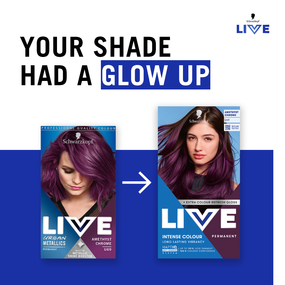 Schwarzkopf Live Intense Colour Permanent Hair Dye
