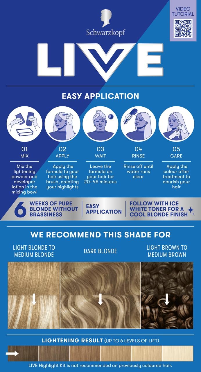 Schwarzkopf Live Lightener Highlight Kit