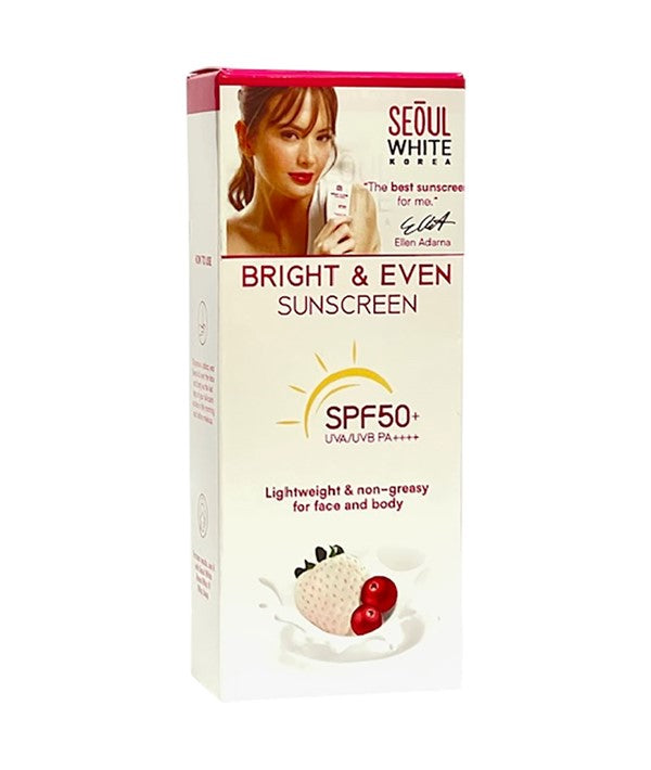 Seoul White Bright And Even Sunscreen SPF50