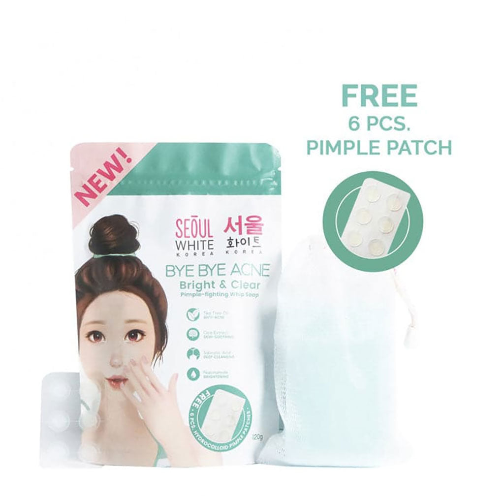 Seoul White Bye Bye Acne Pimple Fighting Whip Soap Limited Edition