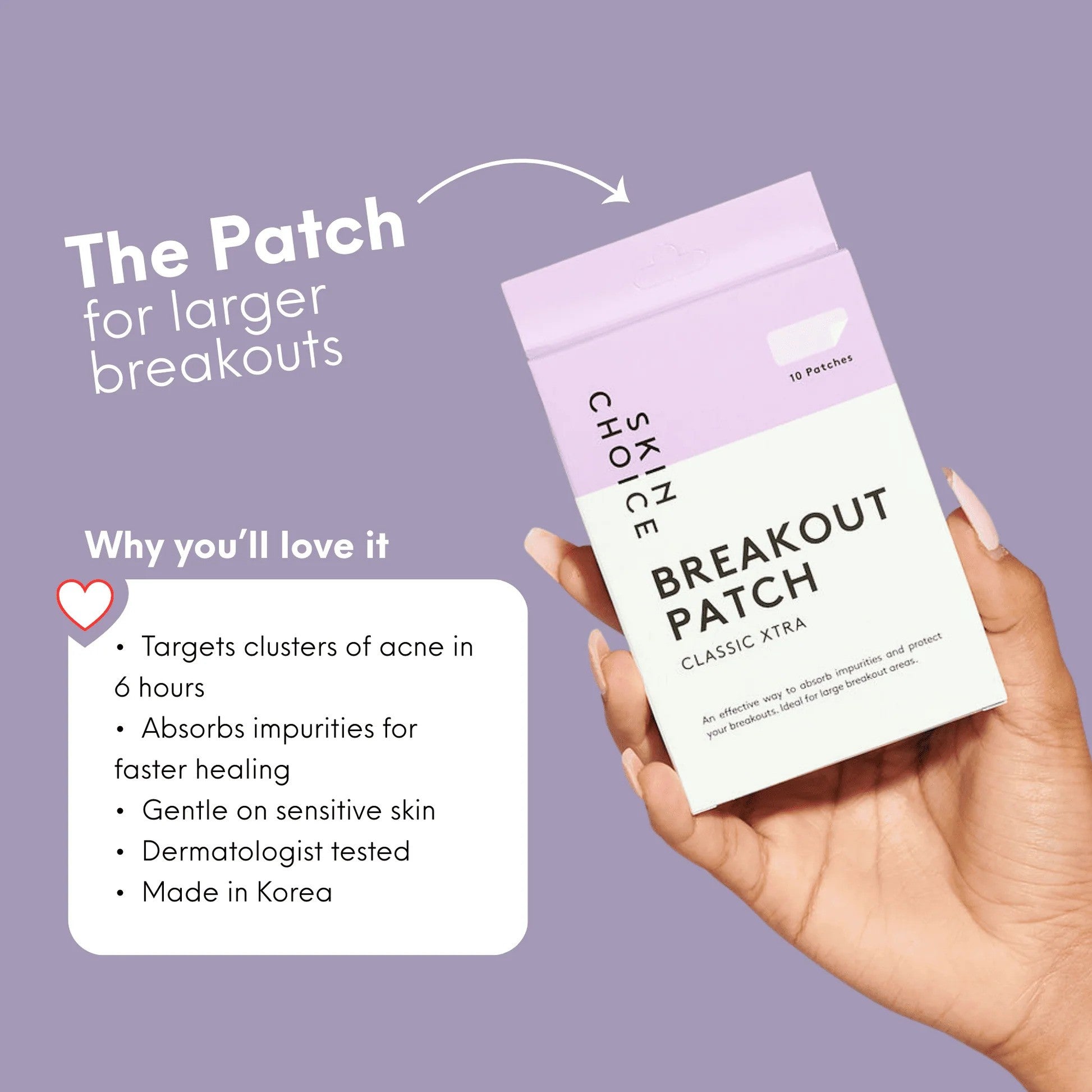 Skin Choice Breakout Pimple Patch Classic Xtra