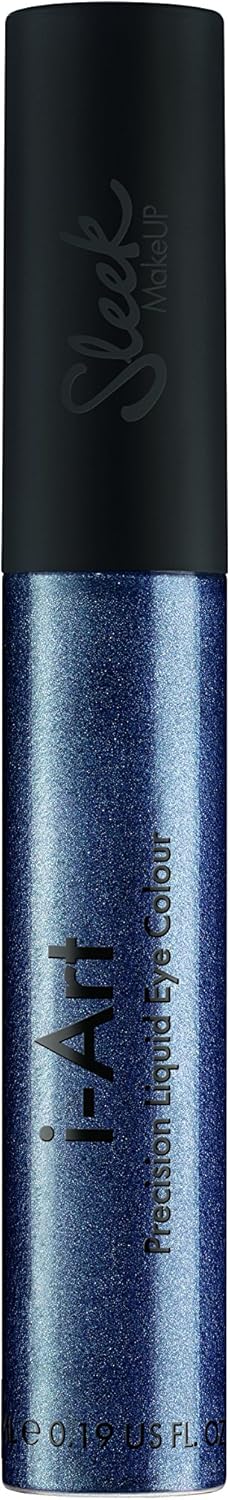 Sleek Make Up Sleek I Art Precision Liquid Eye Color in futuristic shade, 6ml, with a smooth liquid eye makeup applicator